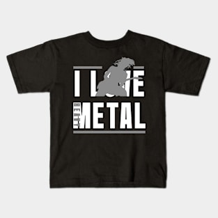 I Love HeavyMetal Kids T-Shirt